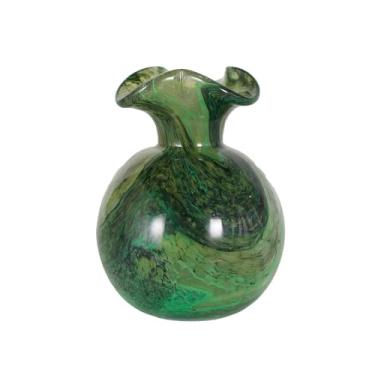 Imagem de VASO DECOR MURANO 12X16 CM MESCLA VERDE ESMERALDA