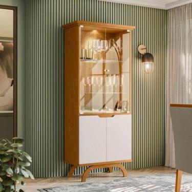 Imagem de Cristaleira Ambiente Vicenza Ype Off White  New Ceval - NEW CEVAL MÓVE