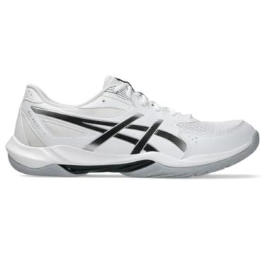 Imagem de Asics Tênis de vôlei masculino Gel-Rocket 12, Branco/preto, 9.5 Wide