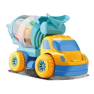 Imagem de Caminhãozinho Betoneira de bolinha Tunder Trucks Gava Toys