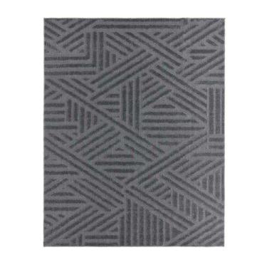 Imagem de Tapete Para Sala Realce Trama 52 Grafite 2,00x2,50m - J. SERRANO