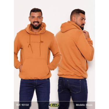 Imagem de Moletom Masculino Capuz Flanelado Ganguru Inverno Ri19-Masculino