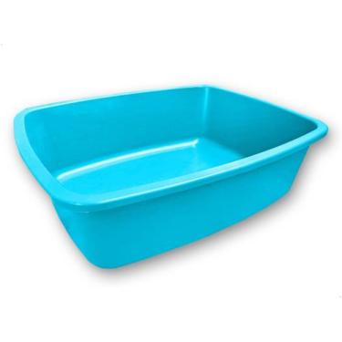 Imagem de Bandeja Alta P/gatos Caixa De Areia Petshop Christino - Alta, Azul