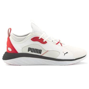 Imagem de PUMA Sapato de corrida masculino Better Foam Emerge Street, Puma branco alto risco vermelho-puma preto, 12