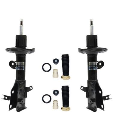 Imagem de Par Amortecedor Nakata Honda Civic 1.8 2014 Dianteiro + Kit Batente, D