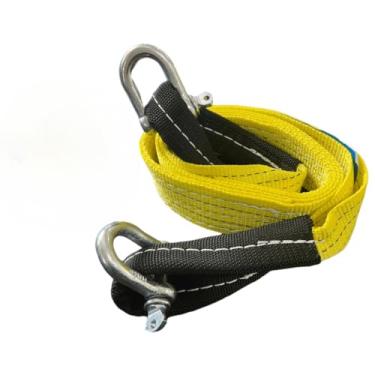 Imagem de Cinta Reboque 4x4 5ton X 5 Mts Olhal Reforçado + 2 Manilhas Desatolamento Carro Caminhão Guincho Guincheiro