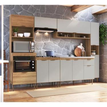 Imagem de Cozinha Completa Modulada 6 Peças com Torre Quente para 2 Fornos e Pan