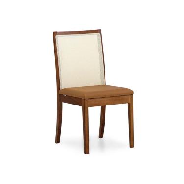 Imagem de Cadeira para Sala de Jantar Desmontável Alice Amendoa