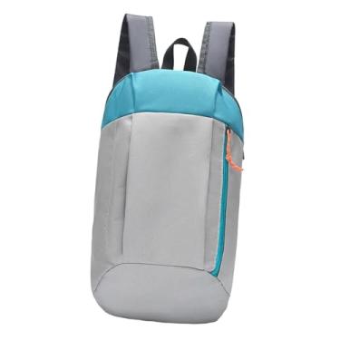 Imagem de Baoblaze Mochila de viagem, mochila casual, bolsa de acampamento para homens, mulheres, caminhada de fim de semana, Cinza Azulado