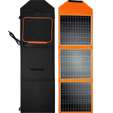 Imagem de Placa De Carregamento Energia Solar Portátil Painel Dobrável Com Conector Usb (30w)