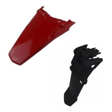 Imagem de Carenagem Suporte Placa Com Rabeta Yamaha Xtz 125 Paramotos , VERMELHO