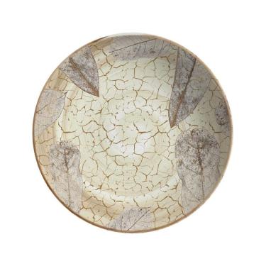 Imagem de Conjunto 6 Pratos Fundo Acetinado Dry Leaves 25cm Alleanza