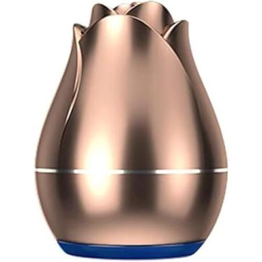 Imagem de Alto-falante Portátil Bluetooth Dourado Rose Flower à Prova D'água Mini Alto-falante 3d Premium Com Estojo Portátil à Prova D'água