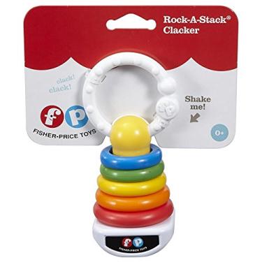 Imagem de Chocalho Rockastack Clacker, Fisher Price, Mattel, Multicor