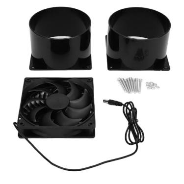 Imagem de Pssopp Espaço de Exaustão Montado na Parede, Ventilação Silenciosa de Ventilador de Extrator de Ar Ventilação para o Banheiro Doméstico Garagem da Cozinha