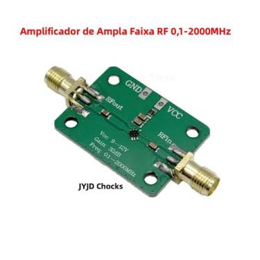 Imagem de Amplificador RF De Banda Larga 0.1-2000MHz 30dB Placa De Desenvolvimen
