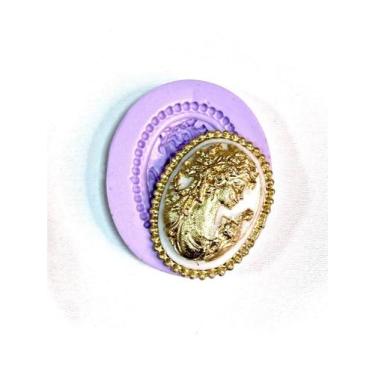 Imagem de F1146 molde de silicone camafeu confeitaria biscuit - confeitaria dos 