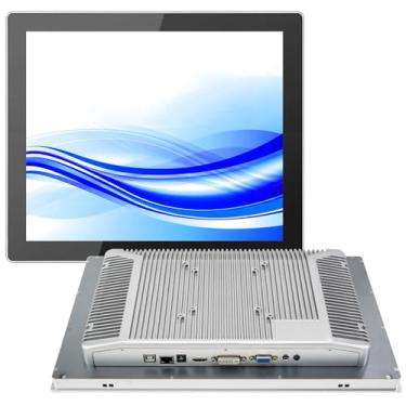 Imagem de GreenTouch Monitor industrial de tela sensível ao toque de 10,4 polegadas, tela multitoque PCAP monitor industrial IP65 frontal - HDMI+VGA+DVI - resolução 800 x 600