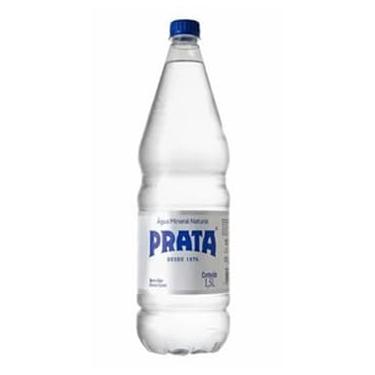 Imagem de Água Mineral Prata Natural Sem Gás, 1,5L, Fardo com 6 Unidades