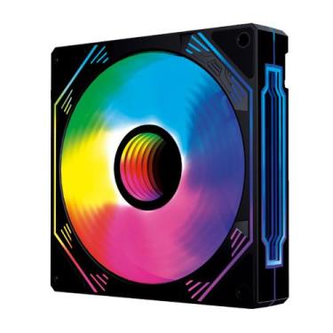 Imagem de Cooler FAN Gamer Hayom Led RGB 120mm Preto - FC1396