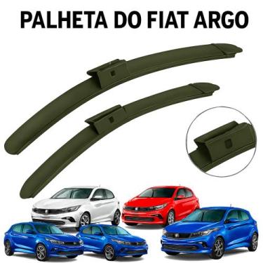 Imagem de Limpador de parabrisa dianteiro palhetas silicone ESPECIFICA FIAT ARGO