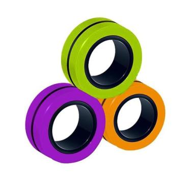 Imagem de Anel de pulseira magnética Unzip Toy Magic Ring Props Tools Brinquedos
