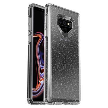 Imagem de OtterBox Capa Symmetry Clear Series para Samsung Galaxy Note9 - Embalagem sem frustração - Stardust (Floco de prata/transparente) (77-59141)