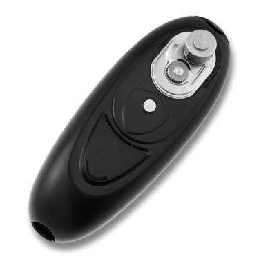 Imagem de Abridor de latas elétrico, abridor de pote elétrico automático de um toque com borda lisa, abridores de latas operados por bateria, fácil de abrir em qualquer tamanho de lata, para chefs idosos