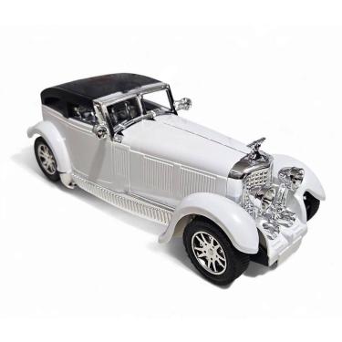 Imagem de Carrinho Miniatura Antigo Clássico Fricção Colecionável 24Cm