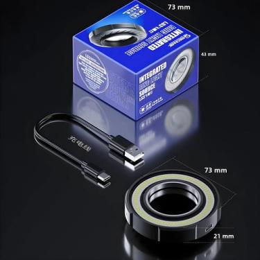 Imagem de Lâmpada De Anel LED Tricolor Para Microscópio 7W Ultra Brilhante Ajust