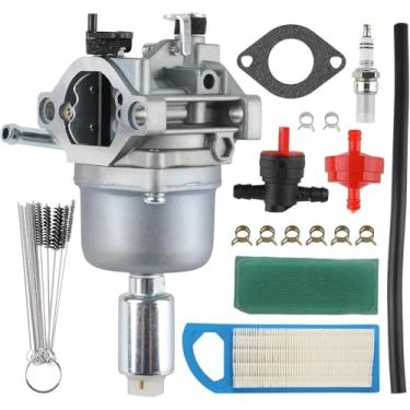 Imagem de Carburador para B&S 594601 796587 591736 19 19,5 20 20,5 21 HP Motor artesão montando cortador de grama trator cilindro único motor OHV Nikki Carb com junta e ferramentas de limpeza