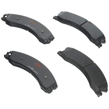Imagem de TRW TPM1411 Conjunto de pastilhas de freio a disco para Chevrolet Silverado 2500 HD: 2011-2015 e outras aplicações traseiras
