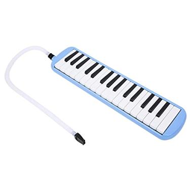 Imagem de Domary Melodica 32 Teclado de Branco Preto para Iniciantes Kit de Treinamento de Música para Iniciantes