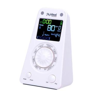 Imagem de Dynwave Metrônomo digital para piano Beat Tempo Aniversário Beat Machine Metrônomo eletrônico, Branco