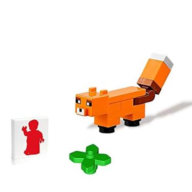 Imagem de Minifigura LEGO Minecraft - Fox ?? Animal com tela lateral