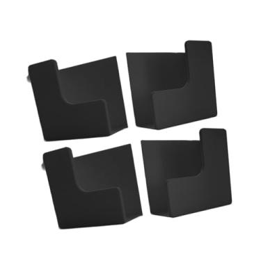 Imagem de MotiveTech Suporte para balança de parede, suporte universal, montado na parede, organizador de prateleira de armazenamento de balança para banheiro, casa e, Preto