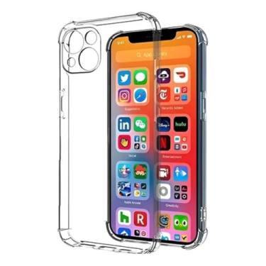 Imagem de [GL CASES] Capa iPhone 13 Slim Clear Anti Impacto Reforçada Silicone Transparente Case Flexível Capinha Apple iPhone 13 Anti Choque Encaixe Preciso Com Proteção Para Câmera e Tela