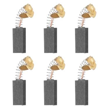 Imagem de PATIKIL Escovas de carbono 0,79 x 0,39 x 0,2 polegadas para motores elétricos, ferramenta elétrica, moedor angular, serra de mesa, reparo de peças sobressalentes, pacote com 6