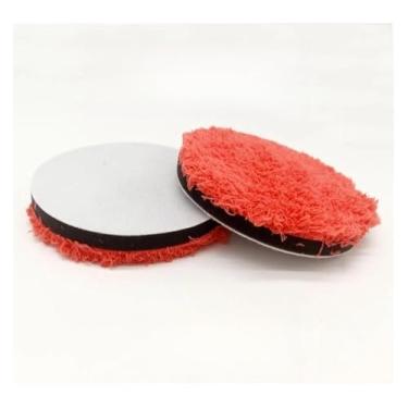 Imagem de BYYINGSUS Almofada de polimento de microfibra de 3/4/5/6/7 polegadas para polimento de carroçarias, rodas de polimento de microfibra para polidor de carro
