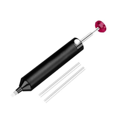 Imagem de Bothyi Bomba de dessoldagem manual Ferramenta de remoção de solda Ferramenta de sucção de lata Alumínio Profissional Compacto Longo 6,02 polegadas Sugador de