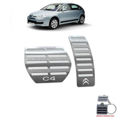 Imagem de Pedaleira Automático Em Aço Inox Citroen C4 Hatch