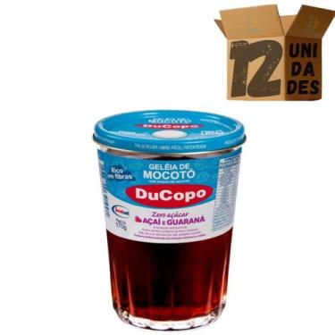 Imagem de Kit 12 Geleia De Mocotó Zero Açucar Açaí e Guaraná Ducopo 180g