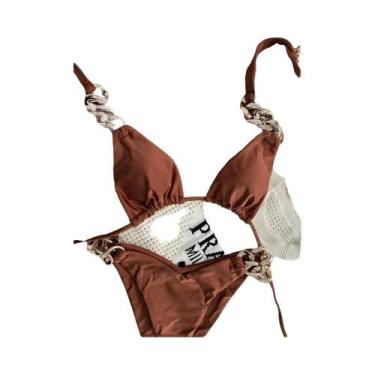 Imagem de Biquini Feminino Sexy com Bojo - Modelo Halter Triângulo Brasileiro 20