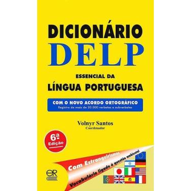 Imagem de DELP - Dicionário Essencial da Língua Portuguesa (português brasileiro