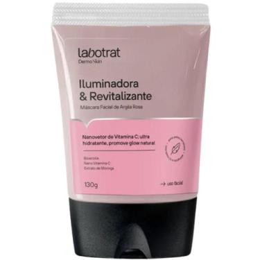 Imagem de Mascara Facial De Argila Rosa Iluminadora Revitalizante Vitamina C Der