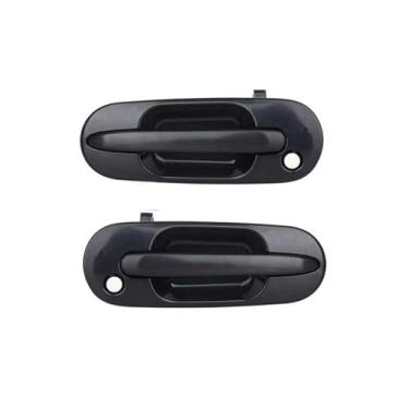 Imagem de Para Honda CR-V EX 1998-2001 CR-V LX 1997-2001 CR-V LX 2000-2001, 2 peças de maçaneta externa dianteira traseira do carro (2 peças dianteiras)