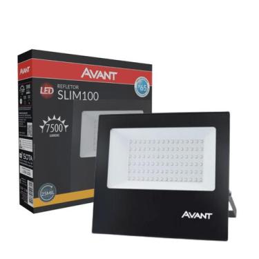 Imagem de Refletor Led Slim 100w IP65 3000k Bivolt - Avant