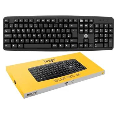 Imagem de Teclado Computador Notebook ABNT2 Cabo Usb 1,3 Mts - Ideal para Casa e Escritorio