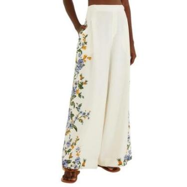 Imagem de Calça Reta Farm Rio Floral Penélope Feminina-Feminino