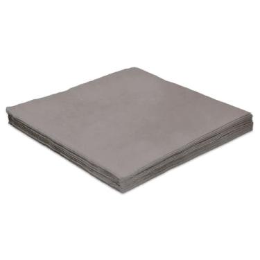 Imagem de Guardanapo De Papel Colorido 24Cm Folha Dupla Silver Festas Prata 20 Unidade